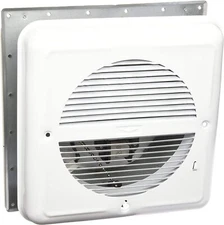 Ventline By Dexter Sidewall Exhaust Fan with Mill Exterior Cover and White