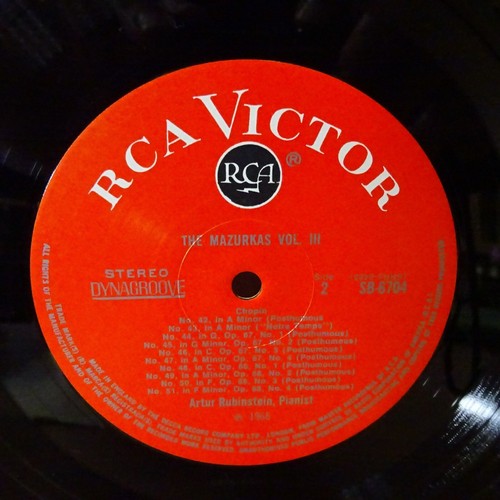 SB 6702-4 CHOPIN MAZURKAS ARTUR RUBINSTEIN RCA STEREO 3LP EX - Picture 14 of 14