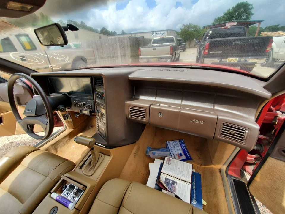 1987 1988 1989 Cadillac Allante OEM Clean Brown Dash Assembly - Image 4 of 4