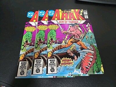 ARAK SON OF THUNDER #1 HIGH GRADE (3 UNCIRCULATED COPIES) 1981 DC COMICS 