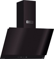 Kaiser Luxus Dunstabzugshaube Kopffreihaube 60Cm 1250M³/H Schwarzglas Wandhaube