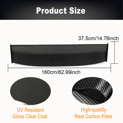 Carbon Heckspoiler Heckflügel Flügel Spoiler Für Toyota GT86 Subaru BRZ 2013-18 - Bild 8 von 17