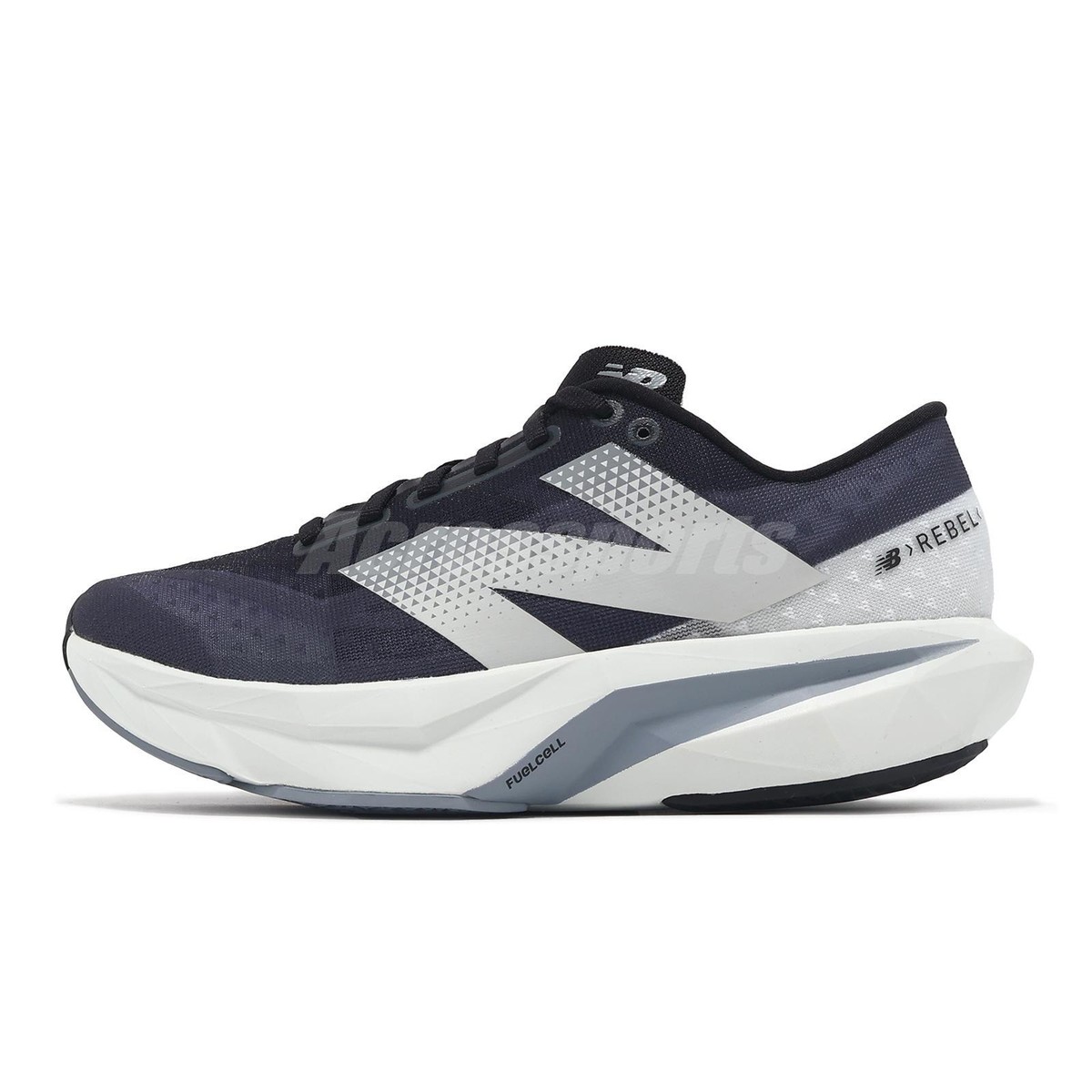 New Balance FuelCell Rebel V4 D Wide NB Black Grey Women New Balance FuelCell Rebel V4 D Wide NB Black Grey Women