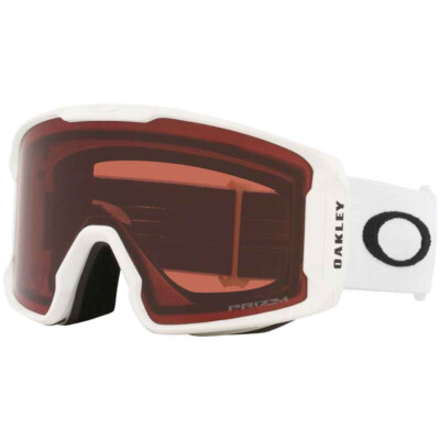 Oakley Line Miner L Snowboardbrille Skibrille Goggle Weiß Prizm Garnet OO7070-B9