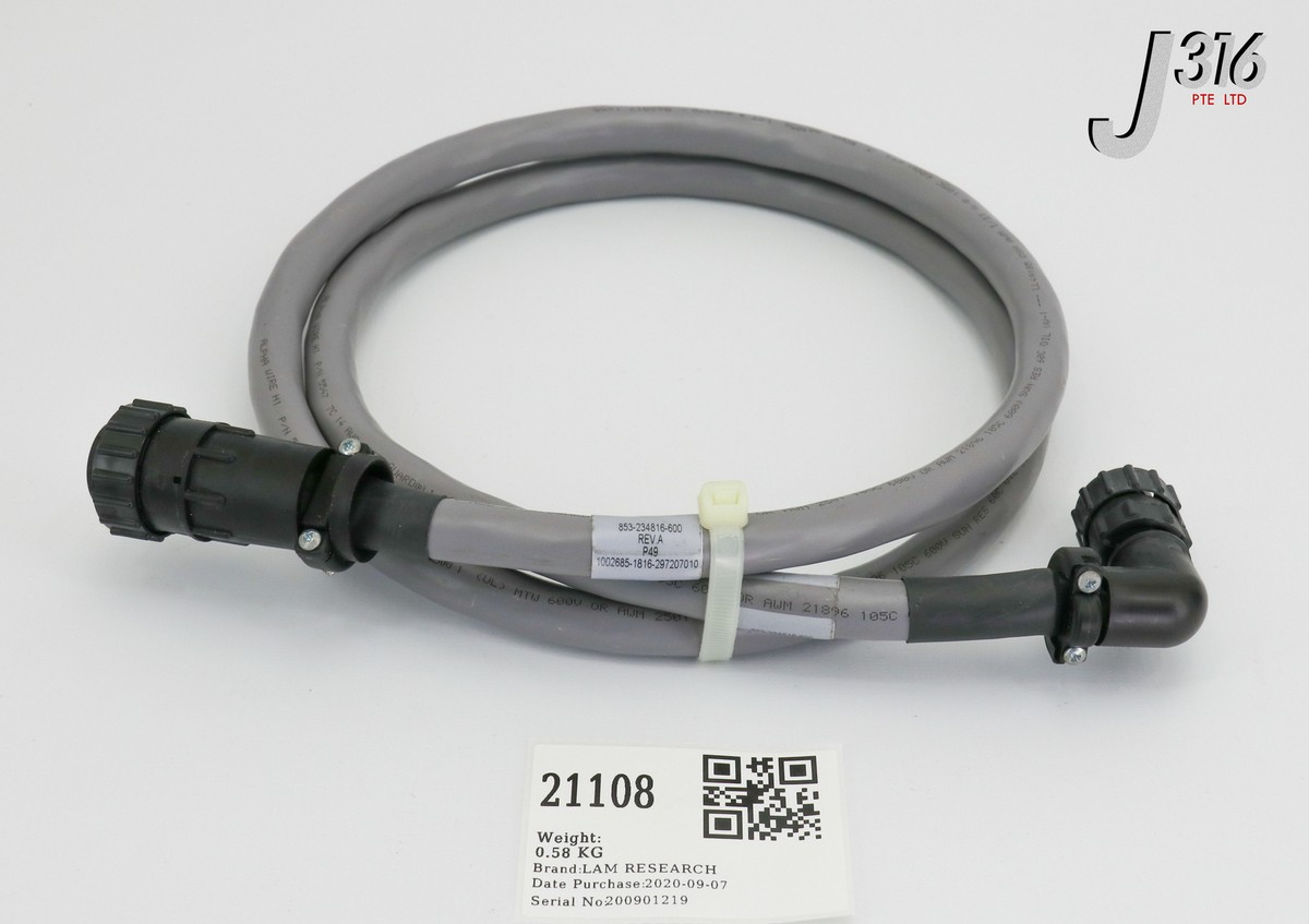 タケ③ 21108 LAM RESEARCH CABLE ASSY, 1.4M 853-234816-600 | eBay