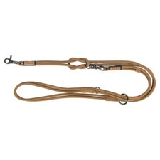 Trixie Be Nordic Laisse En Cuir Marron Pour Chiens 3-Fois Réglable