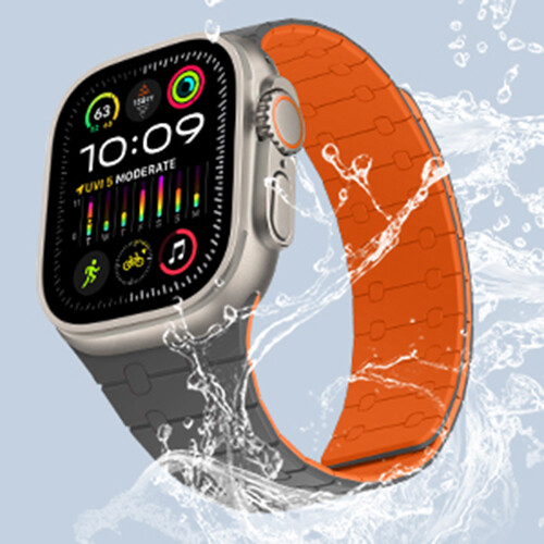 Bracelet Magnétique Sport Silicone pour Apple Watch Ultra/Ultra 2 9 8 7 6 SE 5 4 - Photo 8 sur 28