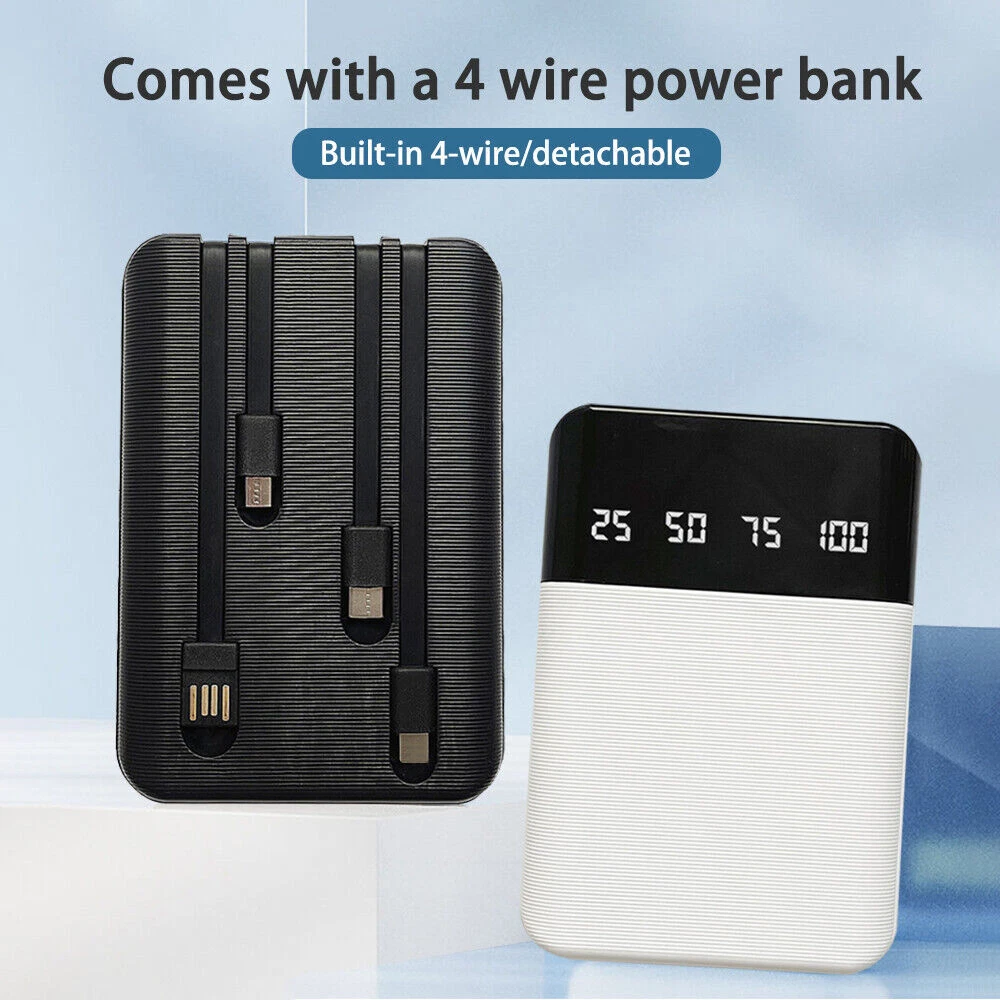 Durable Power Bank Case with Charger Connector for Smartphone Battery