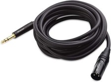 Cable Matters 6.35mm 1/4 Inch TRS to XLR Cable 6 ft Male to Male XLR to TR...