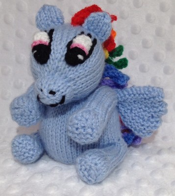 STRICKANLEITUNG - My Mystical Little Pony schokoladenorange Hülle oder 15 cm Spielzeug