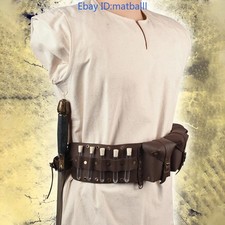 Steampunk Belt Pouch Knight Cosplay Halloween Costume Waist Bag Accessory