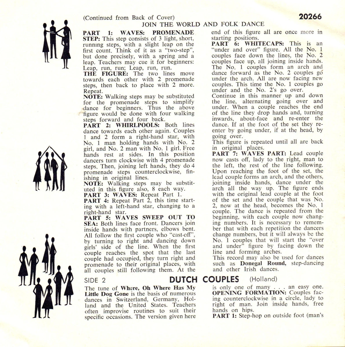 Michael Herman - Join The World And Folk Dance, Australian EP, with insert