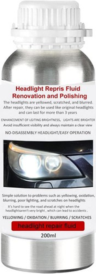 #ad #ad 200ML Headlight Restoration Liquid Car Headlight Polishing Repair Fluid Headlig $16.99