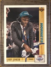 1991-92 Upper Deck #2 Larry Johnson Rookie Card RC Charlotte Hornets NM/MT Draft