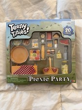 Teeny Tinies Teeny Picnic Party Mini Food Playset 20 Piece Set NEW
