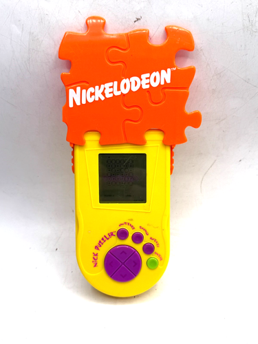 Vintage Nickelodeon 1995 Nick Puzzler Puzzle Portatile Gioco Giocattolo VIDEO!! - Foto 1 di 9