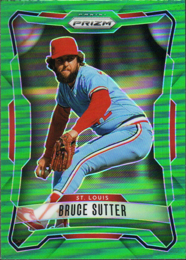 2026 Panini Prizm - Bruce Sutter #4 Green Prizm