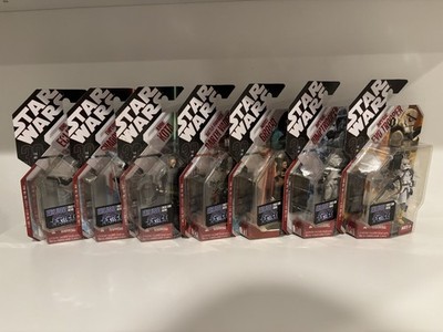 Star Wars 30th Anniversary Figure Wave 2 2007 Lot Of 7 #9-#15 New