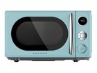 Mini Small Microwave Oven Countertop 0.7 Cu.Ft. 700 Watt Blue Retro Design NEW