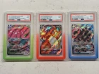 INCLUDES BUMPERS Venusaur VMAX 102, Charizard VMAX 020, Blastoise VMAX 103 PSA 9