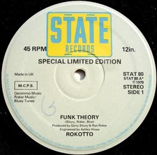 Rokotto - Funk Theory / Get On Down (12") (Very Good Plus (VG+)) - 3862170277