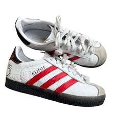 Adidas Gazelle X Hello Kitty girls toddler size 12C sneakers bows white red