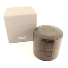 GENUINE PIAGET WATCH POUCH TRAVEL CASE WITH CUSHION BLACK LEATHER GP019279