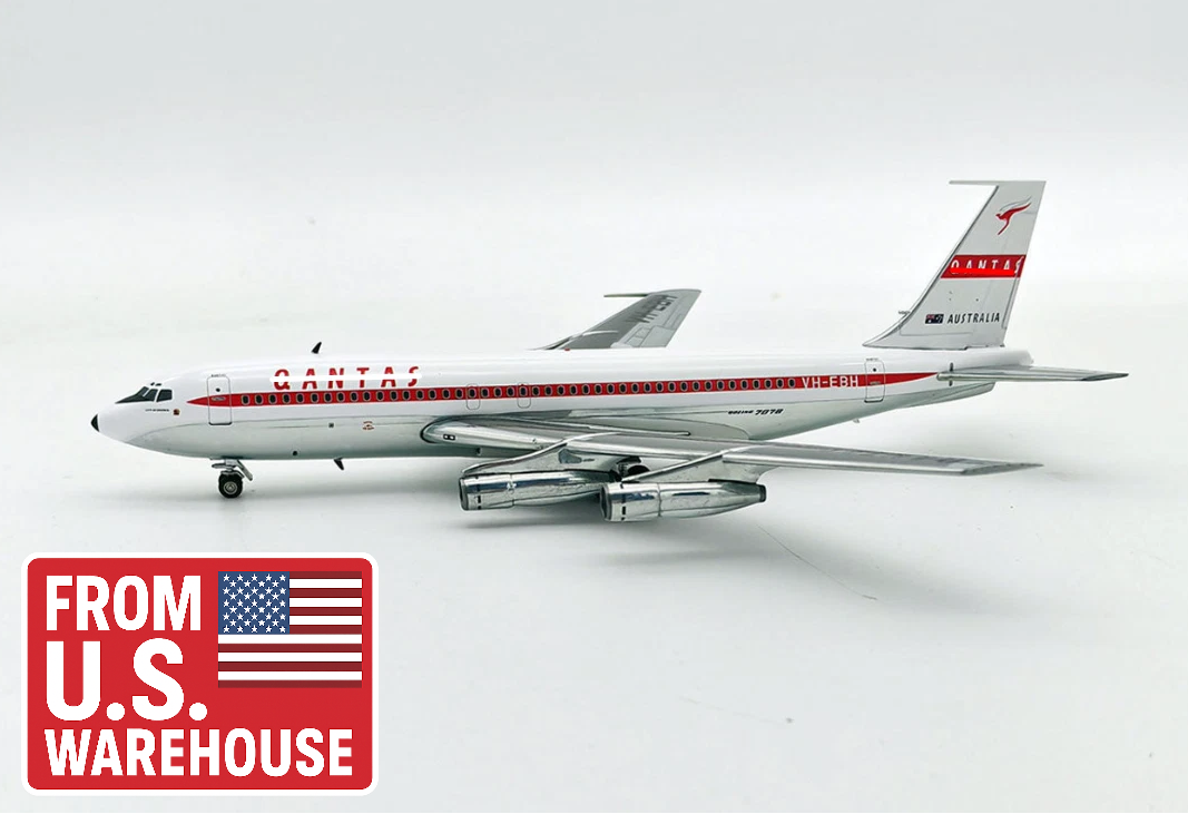 Inflight200 QANƬAS Boeing 707-100 VH-EBH Polished 1:200
