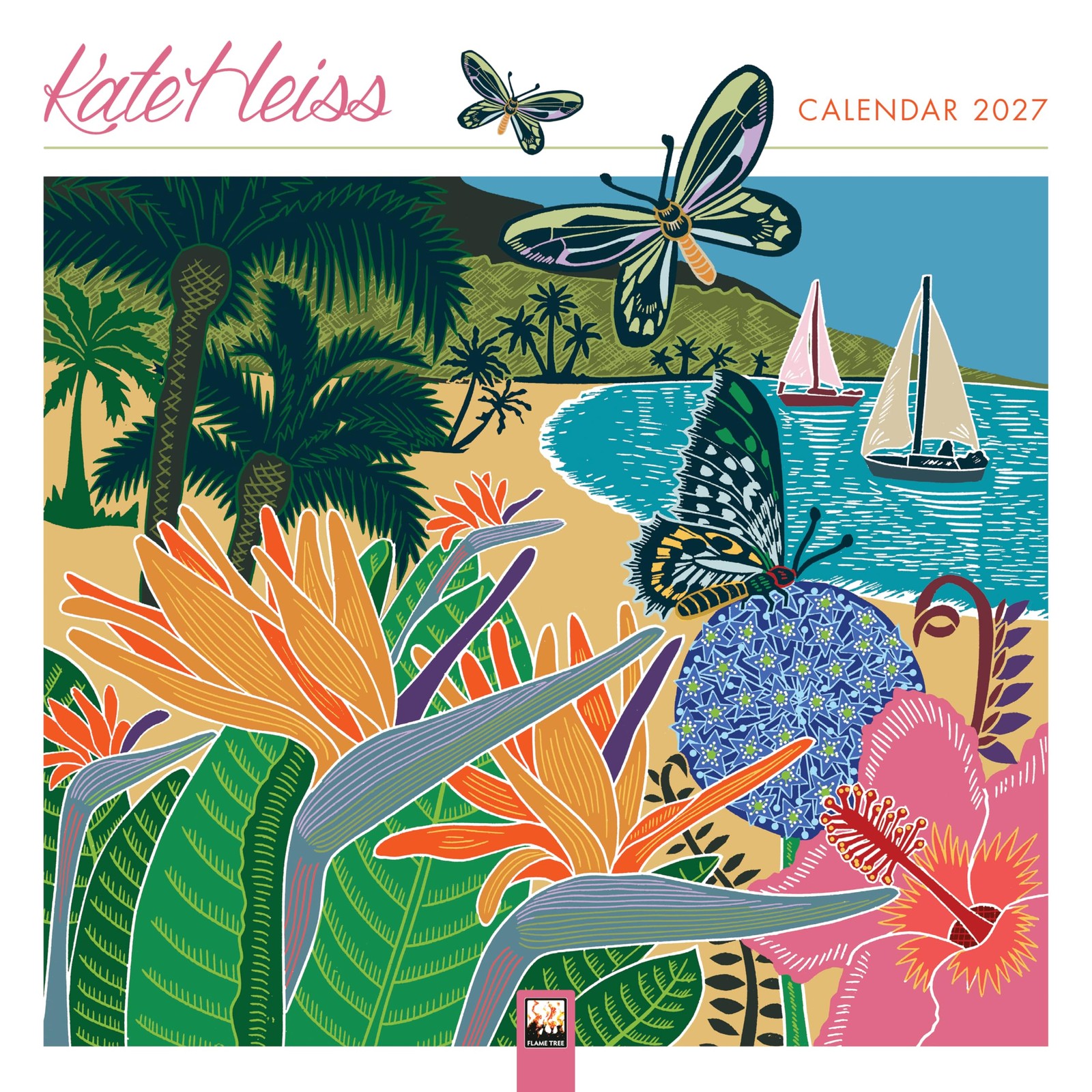 Rackhams Kate Heiss Calendar 2027, Wall Calendars, Month To View, Art, Gift - Image 3