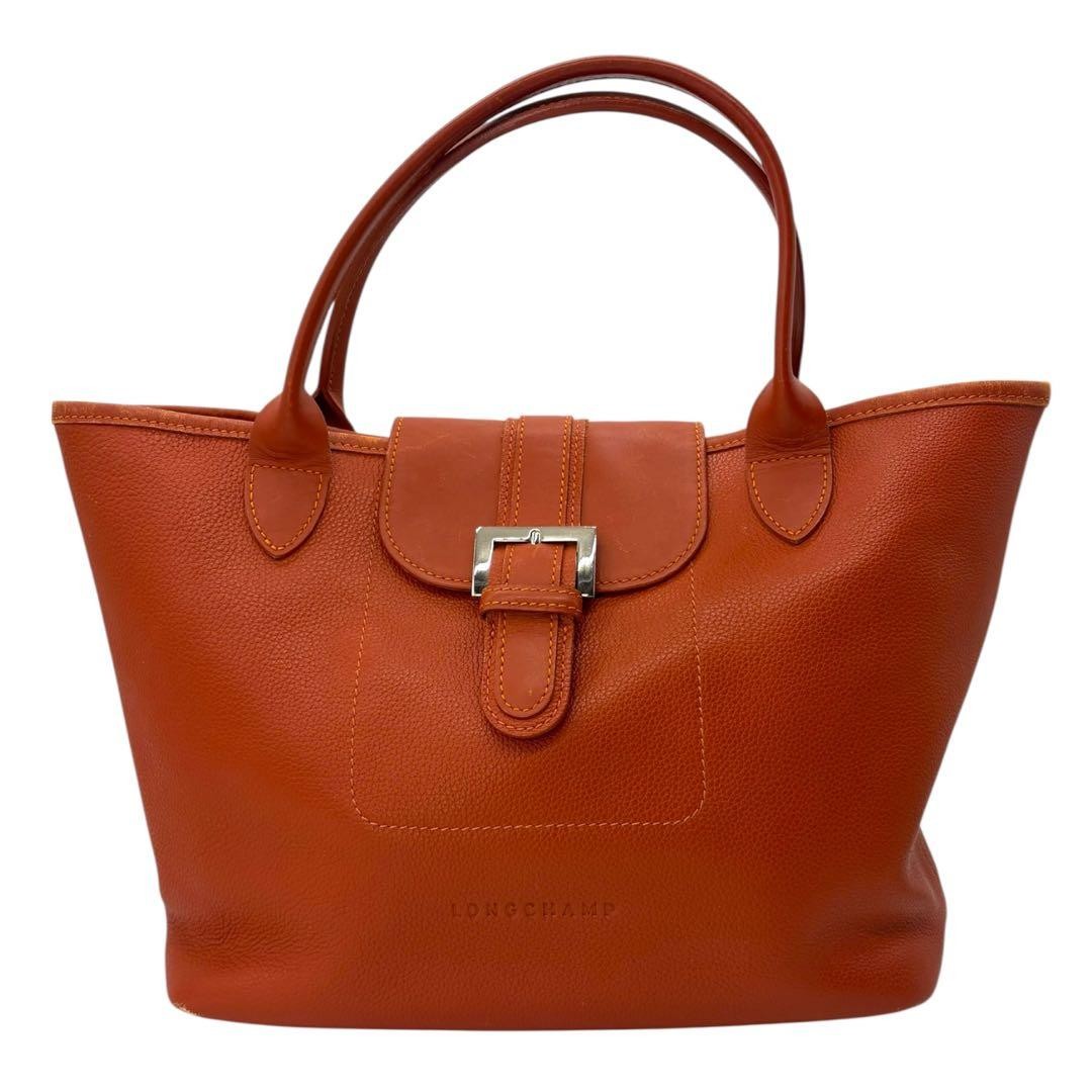 Excellent condition Longchamp grained leather han… - image 2
