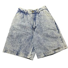 Vtg 80 s Jordache Acid Wash Jean High Waist Baggy Mom Shorts Sz 10