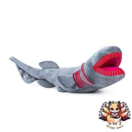 NEW ZHONGXIN MADE Frilled Shark Plush 80cm | Soft Sea Animal Gift