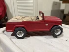 Vintage 1970s Tonka Jeepster Runabout Red Pressed Steel Toy XR-101/2245 See Pics