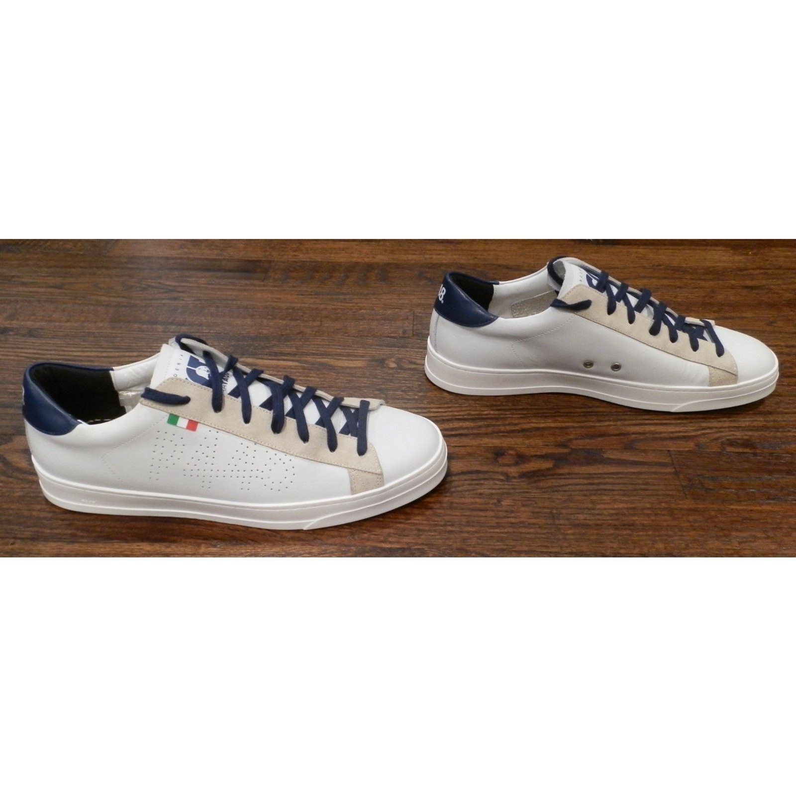 P448 x Scuderia AlphaTauri White Sneaker Shoes Men's Italy EU Size 48 US 15 New