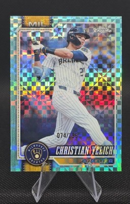 ⚾️ 2026 Topps Chrome Christian Yelich Aqua X-Fractor /199