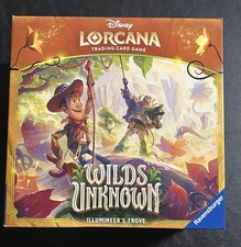 Disney Lorcana TCG Wilds Unknown Illumineer's Trove Box New Factory Sealed