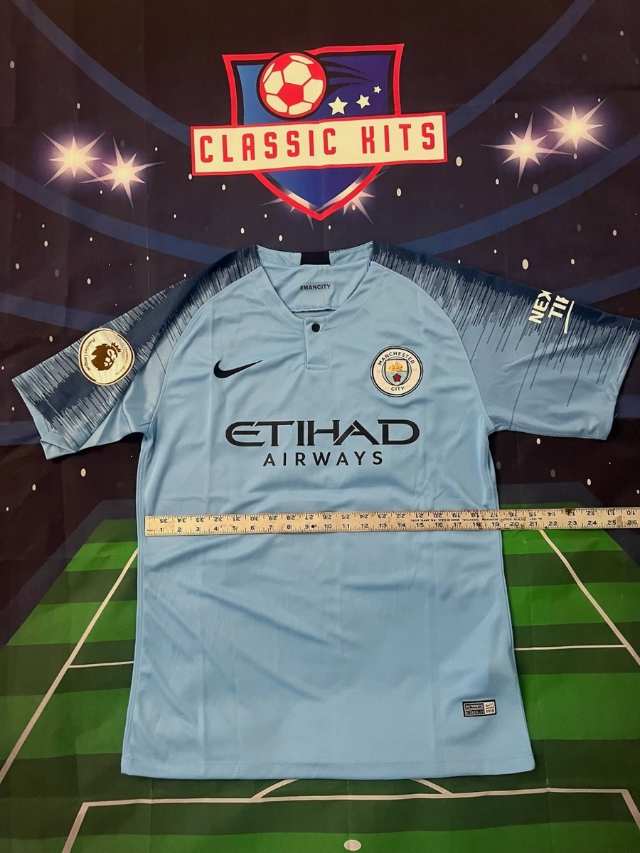 Kevin De Bruyne 18-19 Manchester City Home Jersey #17 | eBay