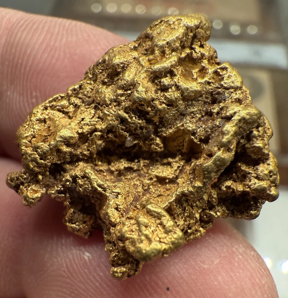 15.78 Gram GOLD NUGGET, 22K - 91% Purity, Large Raw Nugget, See Photos, Beauty - Image 3 of 4