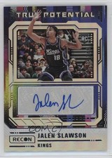 2023-24 Panini Recon True Potential Signatures 143/149 Jalen Slawson Auto 11ng
