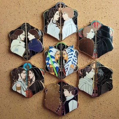 LE Star Wars Trilogy Fantasy Pin Series - Complete Collection - DesignsByGen DBG