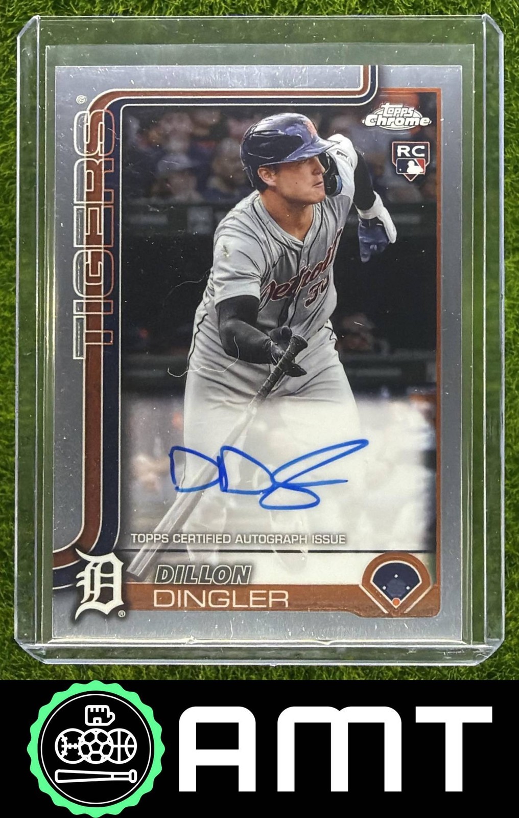 Dillon Dingler RC 2025 Topps Chrome Rookie Auto Detroit Tigers #RA-DD