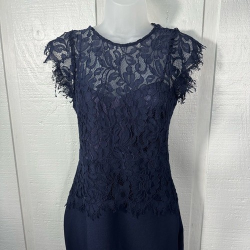 Vince Camuto Navy Blue Dress Size 2 NWOT - Picture 7 of 10