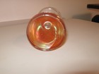 Vintage Marigold Carnival Cordial Wine Glass with Grape Design 4" — photo 3