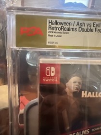 Halloween & Ash Vs Evil Dead Nintendo Switch Graded PSA 10 A++, Gold, Perfect 10