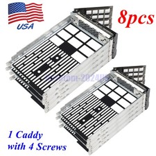 8X3.5" SAS SATA Caddy Tray For Dell T710 T610 T410 T310 F238F T420 T620 320 R530