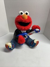 Vintage Sesame Street Rock Roll Elmo 1998 Tyco Toys Tested Working. B21