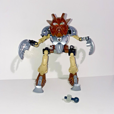 Retired Lego Bionicle Toa Nuva - POHATU NUVA 8568 Complete No Instructions 2002