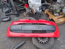 2008 CITROEN C1 3 DOOR COMPLETE FRONT BUMPER WITH GRILL RED