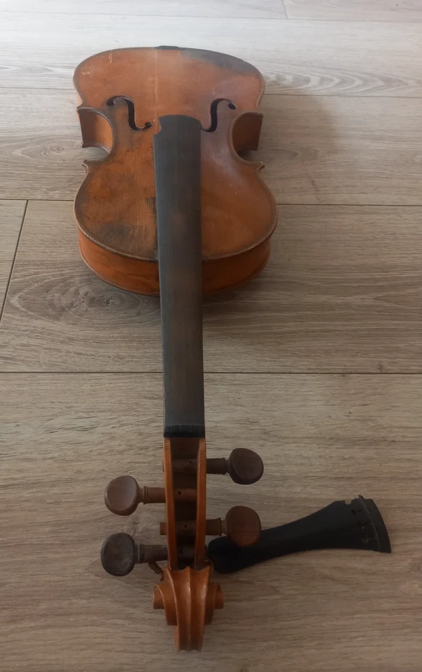 Violon Straddi Varius Jetchi Cremon Fascia Anno 1721 Réparé Jean Baptiste Viom - Image 4 of 4