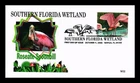 US COVER SOUTHERN FLORIDA WETLAND ROSEATE SPOONBILL FIRST DAY ISSUE